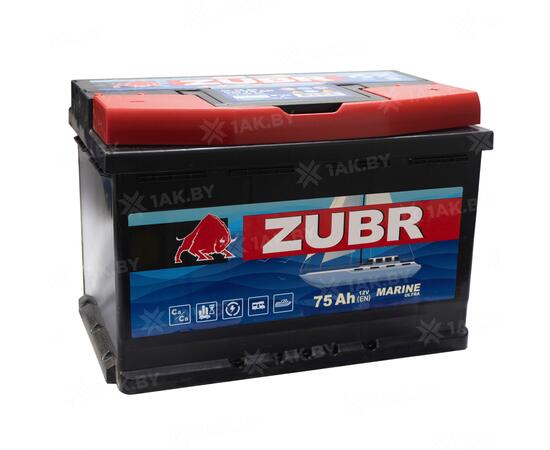 Аккумулятор ZUBR MARINE (75 Ah) , 12 V Обратная, R+ L3 ZM750, фото 