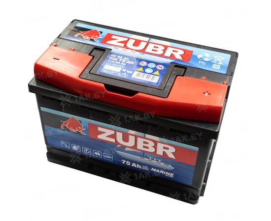 Аккумулятор ZUBR MARINE (75 Ah) , 12 V Обратная, R+ L3 ZM750, фото , изображение 3