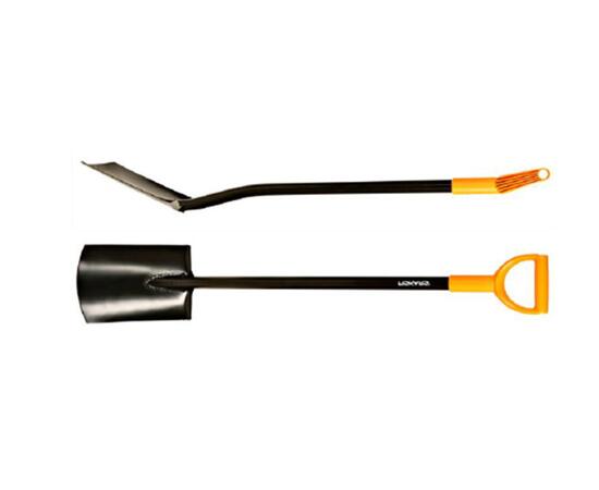 Лопата штыковая с закругленным лезвием FISKARS Solid (1003456), фото 