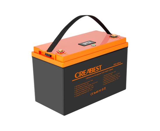 Аккумулятор Creabest LiFePO4 12,8V 100Ah с зарядным устройством на 30 Ah (Германия), фото , изображение 2