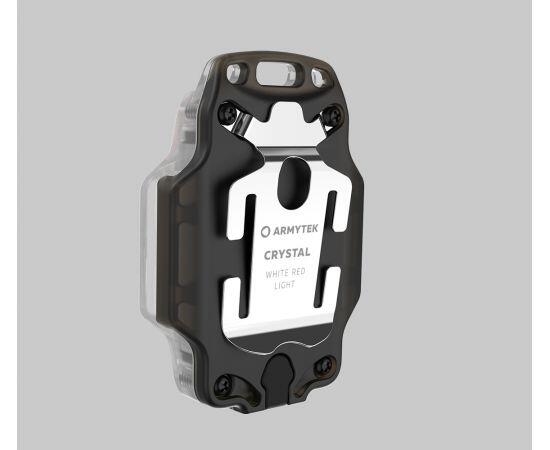 Фонарь Armytek Crystal Серый, Источник света : LXNZPL696 (белый) + LXNZPL696 (красный), Цвет: серый, Световая температура: White, фото , изображение 2