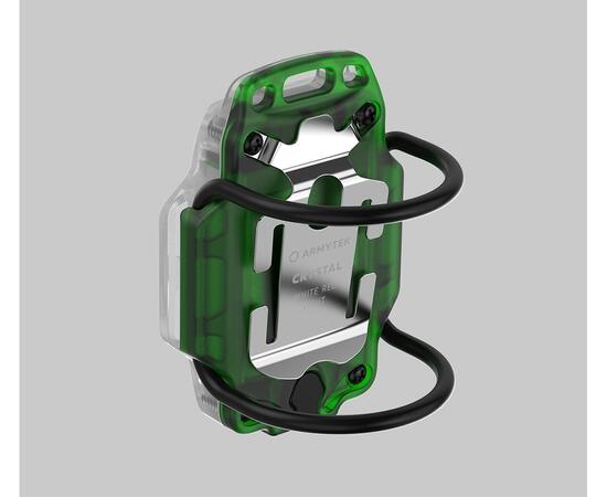 Фонарь Armytek Crystal Зеленый, Источник света : LXNZPL696 (белый) + LXNZPL696 (красный), Цвет: серый/зеленый, Световая температура: White, фото , изображение 3