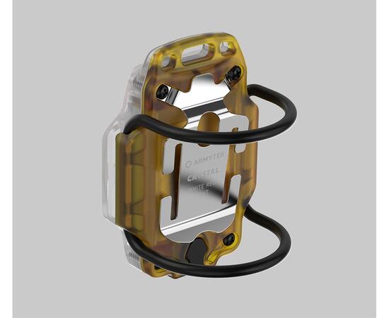 Фонарь Armytek Crystal Желтый, Источник света : LXNZPL696 (белый) + LXNZPL696 (красный), Цвет: серый/желтый, Световая температура: White, фото , изображение 3