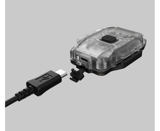 Фонарь Armytek Crystal Синий, Источник света : LXNZPL696 (белый) + LXNZPL696 (красный), Цвет: серый/синий, Световая температура: White, фото , изображение 4