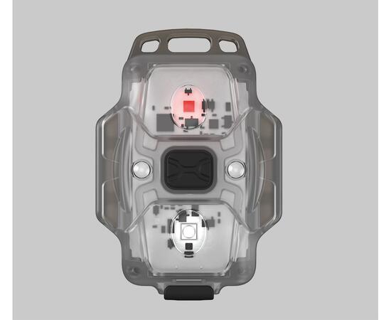 Фонарь Armytek Crystal Синий, Источник света : LXNZPL696 (белый) + LXNZPL696 (красный), Цвет: серый/синий, Световая температура: White, фото 
