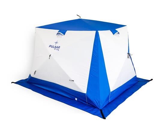 Палатка зимняя PULSAR 3T long Compact Трехслойная 2,0х2,6х1,8 м, фото , изображение 2