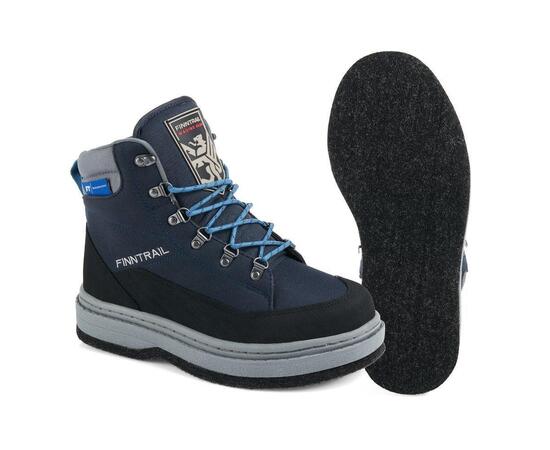 БОТИНКИ FINNTRAIL GREENWOOD Felt sole 5224 GRAPHITE, 12(45), Размер: 45, фото 