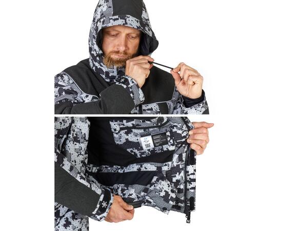 Костюм зимний Norfin EXPLORER 2 CAMO 04 р. XL, Размер: XL, фото , изображение 3