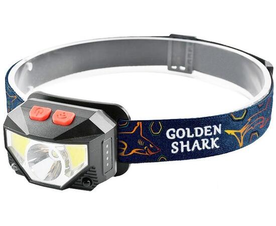 Налобный фонарь Golden Shark North HHP-9066, фото 