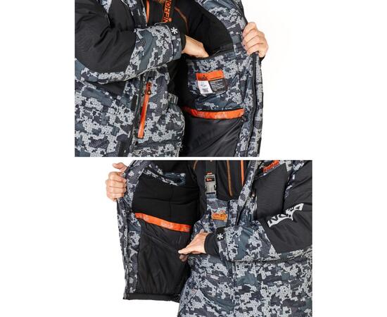 Костюм зимний NORFIN Discovery 2 Camo, M, Цвет: камуфляж, Размер: M, фото , изображение 6