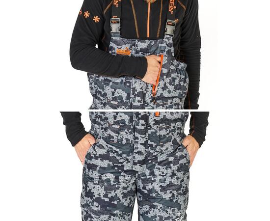 Костюм зимний NORFIN Discovery 2 Camo, M, Цвет: камуфляж, Размер: M, фото , изображение 3