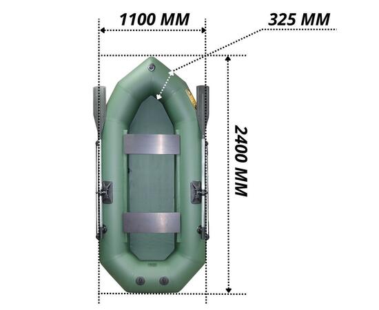 Надувная лодка ПВХ Лодки Поволжья R-250, фото , изображение 3