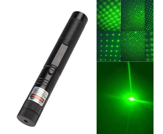 Лазерная указка Green Laser с насадкой, фото , изображение 3