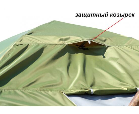Универсальная палатка Лотос КубоЗонт 4У Компакт + Гидродно + Пол Утеплённый, фото , изображение 17