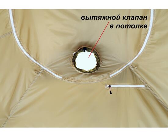 Универсальная палатка Лотос КубоЗонт 4У Компакт + Гидродно + Пол Утеплённый, фото , изображение 14