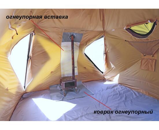 Универсальная палатка Лотос КубоЗонт 4У Компакт + Гидродно + Пол Утеплённый, фото , изображение 21