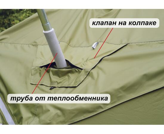 Универсальная палатка Лотос КубоЗонт 4У Компакт + Гидродно + Пол Утеплённый, фото , изображение 22