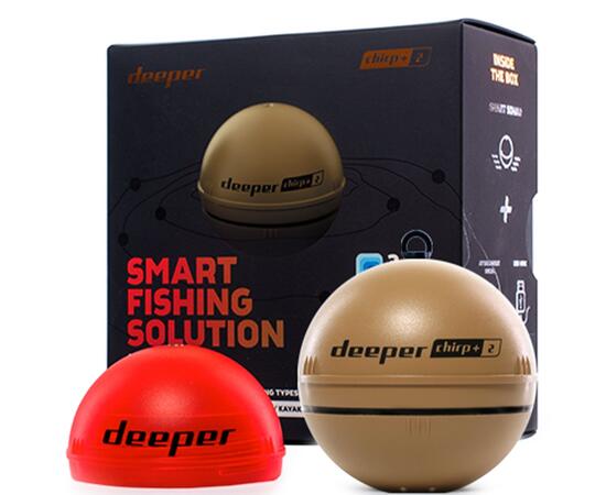 Deeper CHIRP+ 2.0 Wi-Fi+GPS (Дипер Чирп+ 2) беспроводной эхолот + Trophy Bundle, фото , изображение 4