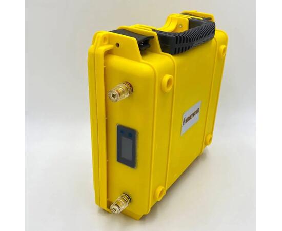 Аккумулятор BatteryCraft Lifepo4 12V 80Ah BMS 100 A c Bluetooth (желтый корпус), фото , изображение 2
