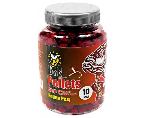 Пеллетс карповый Carp pellets "Робин Ред" (красный) 10мм - 300гр (банка), фото 