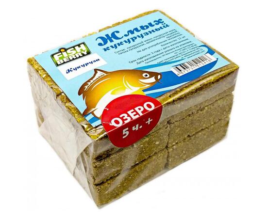 Fishberry Жмых кукурузный Макуха "Кукуруза. Озеро 5 часов+" 12шт, фото 