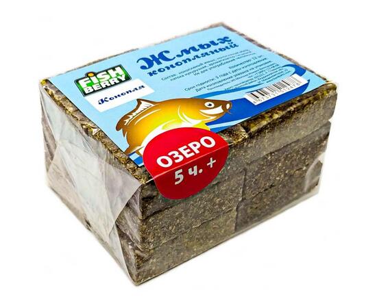 Fishberry Жмых конопляный Макуха "Конопля. Озеро 5 часов+" 12шт, фото 