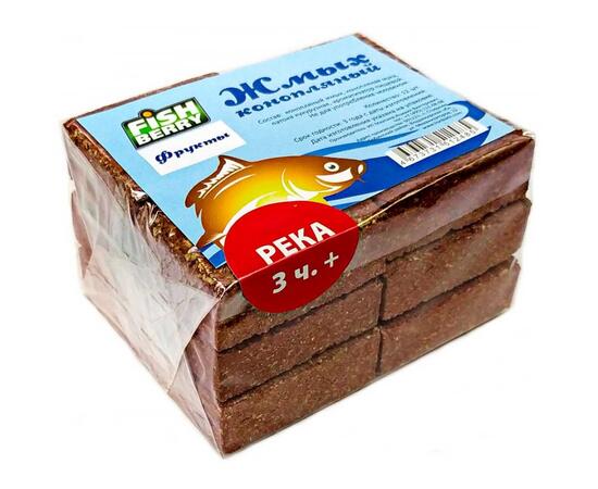 Fishberry Жмых конопляный Макуха "Фрукты. Река 3 часа+" 12шт, фото 