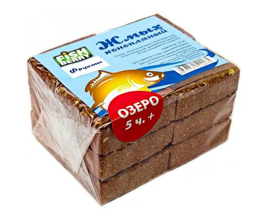 Fishberry Жмых конопляный Макуха "Фрукты. Озеро 5 часов+" 12шт, фото 
