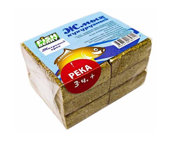 Fishberry Жмых кукурузный Макуха "Тигровый орех. Река 3 часа+" 12шт, фото 