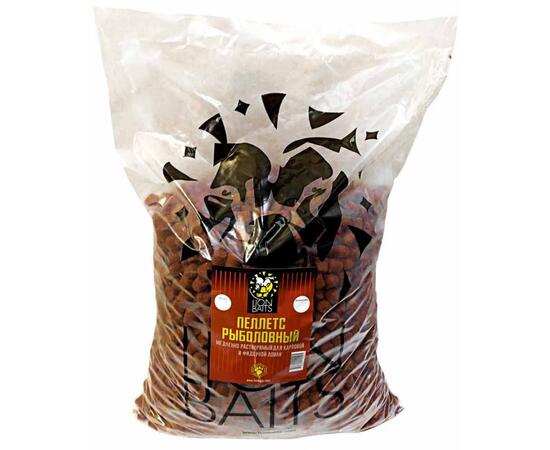 Lion baits Пеллетс карповый (криль, цвет - оранж) 16мм - 15 кг, фото 
