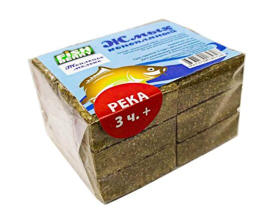 Fishberry Жмых конопляный Макуха "Топленое молоко. Река 3 часа+" 12шт, фото 
