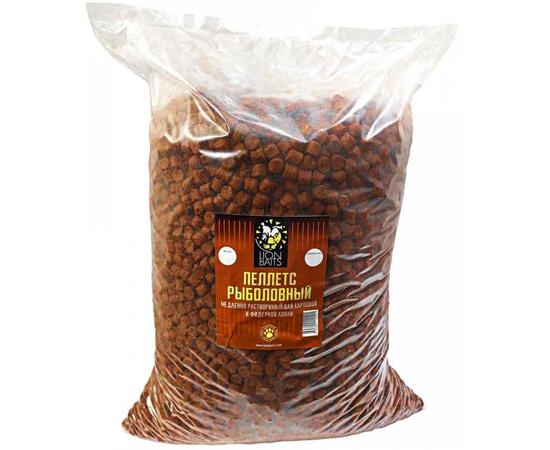 Lion baits Пеллетс карповый (криль, цвет - оранж) 14мм - 15 кг, фото 