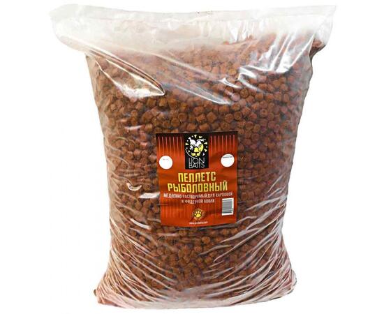 Lion baits Пеллетс карповый (криль, цвет - оранж) 12мм - 15 кг, фото 