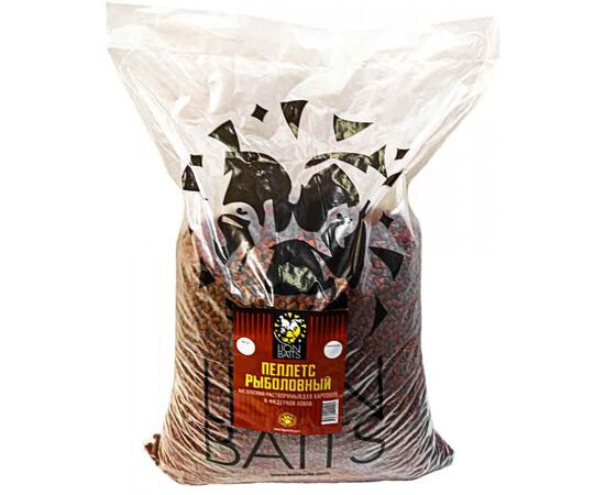 Lion baits Пеллетс карповый (криль, цвет - оранж) 6мм - 15 кг, фото 