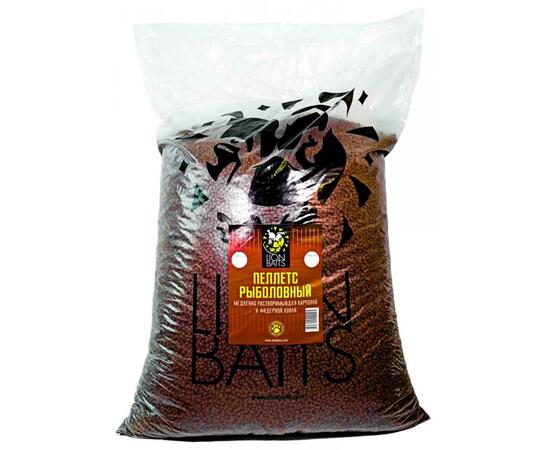 Lion baits Пеллетс карповый (криль, цвет - оранж) 4мм - 15 кг, фото 
