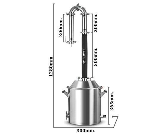 Дистиллятор SCHNAPSER X5-М 25л, фото , изображение 10