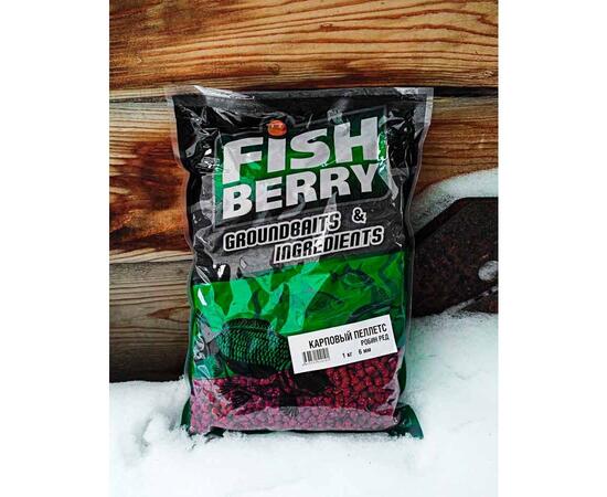 Пеллетс карповый Carp pellets "Робин Ред" (красный) 6мм - 1кг, фото , изображение 2