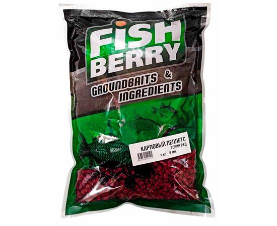 Пеллетс карповый Carp pellets "Робин Ред" (красный) 6мм - 1кг, фото 