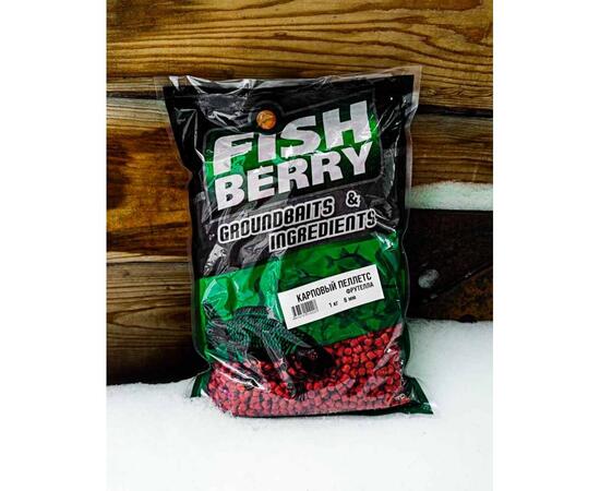 Пеллетс карповый Carp pellets "Фрутелла" (красный) 6мм - 1кг, фото , изображение 2