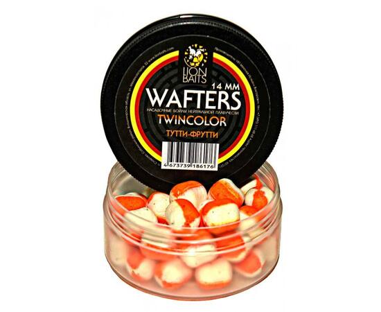 Бойлы нейтральной плавучести двухцветные (Wafters) "Тутти-Фрутти" 14мм, фото , изображение 2