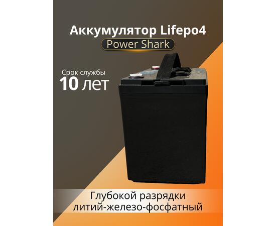 Аккумулятор Lifepo4 Power Shark 12V 100AH, фото , изображение 2