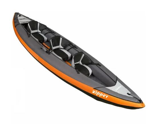 Каяк надувной трехместный ZIPPER IKOr3-380 ORANGE, фото , изображение 2