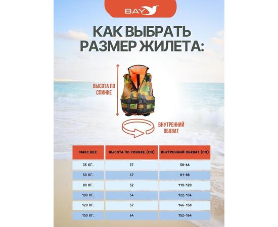 Жилет спасательный MedNovtex до 35 кг, фото , изображение 4
