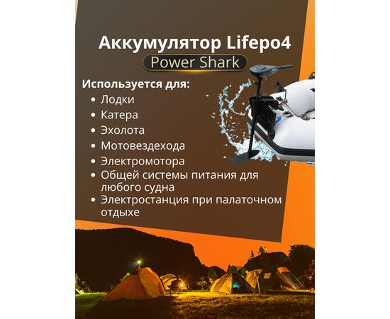 Аккумулятор Lifepo4 Power Shark 12V 100AH, фото , изображение 7