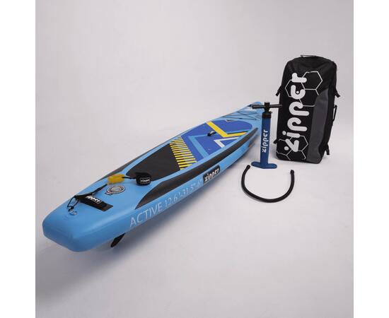 Надувная доска SUP Board (Сап Борд) ZIPPER ACTIVE 12'6", фото , изображение 2