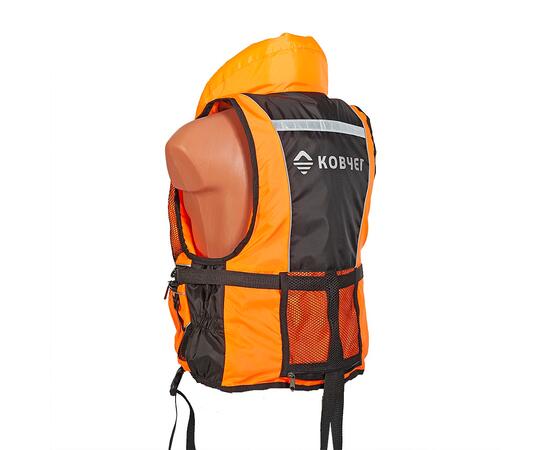 Жилет спасательный Ковчег Премиум 2XL-3XL до 115 кг оранжевый, фото , изображение 2