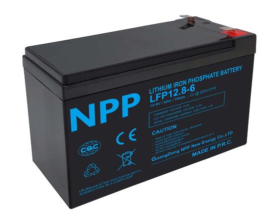 Аккумулятор NPP LiFePO4 12.8 V, 6 Ah (10A), фото 