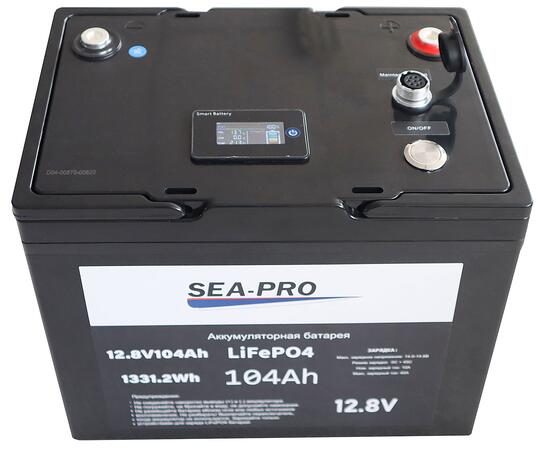 Аккумулятор SEA-PRO 104Ah 12,8V LiFePo4, фото 