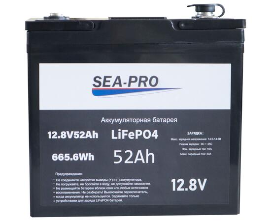 Аккумулятор SEA-PRO 52Ah 12,8V LiFePo4, фото 