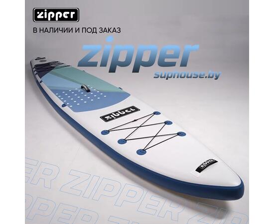 Надувная доска ZIPPER SUP Board (Сап Борд) S LINE 12'6'' TURING BLUE, фото 